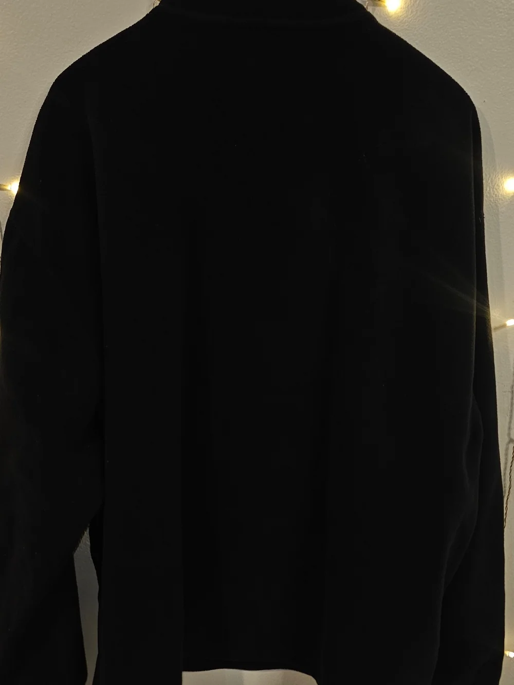 Jordan Half Zip Fleece Pullover Hoodie Men's 3XL Black Mock Neck Logo Pockets